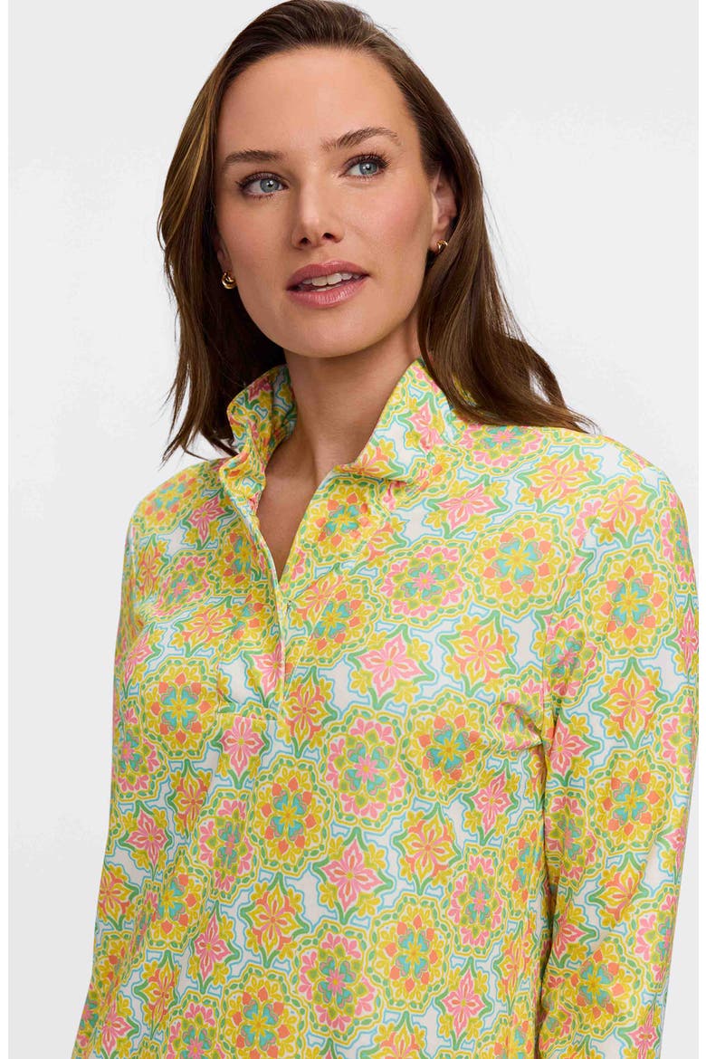 Tammy Tile Print Collared Dress