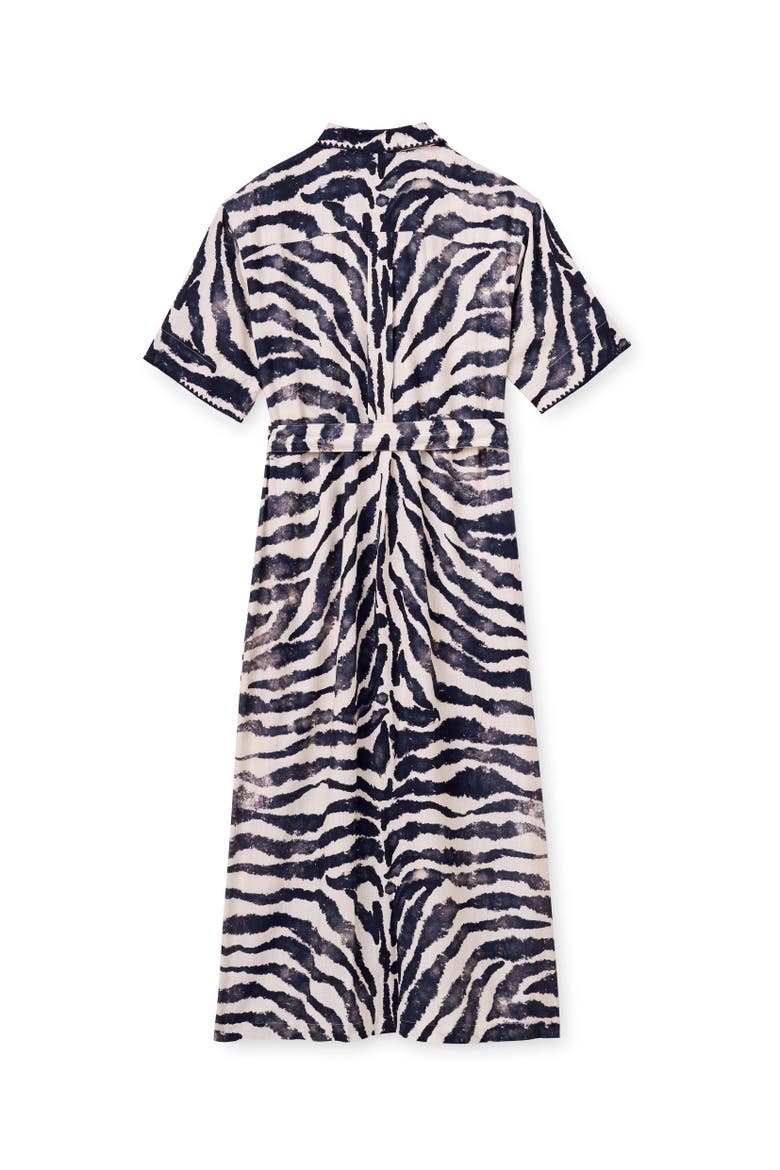 Lucia Midi Linen Shirt Dress