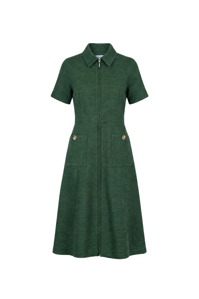 Reanna Bouclé Midi Dress