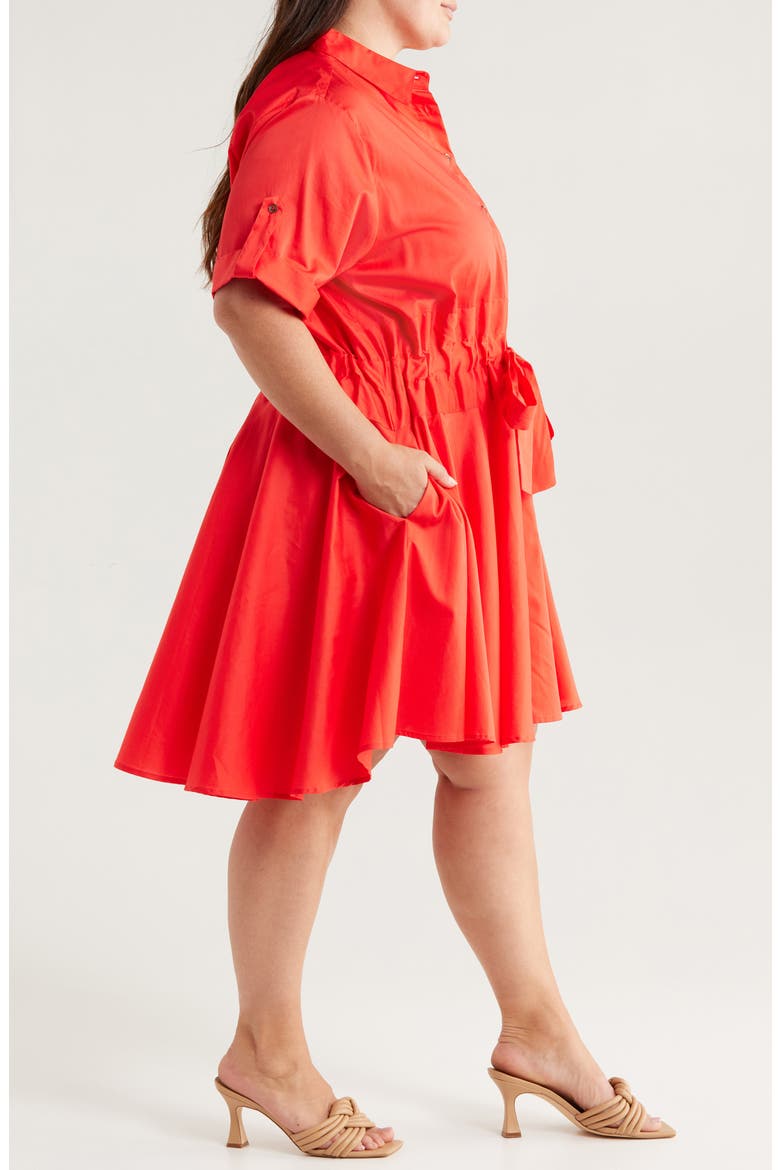 Meadow Tie Waist Shirtdress