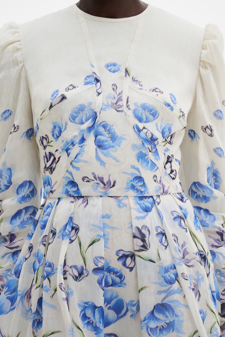 Leoni Silk Blend Mini Dress