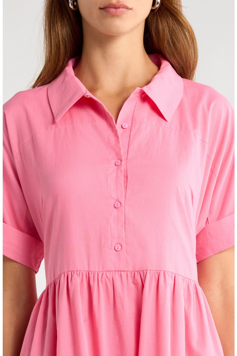 Astera Tiered Maxi Shirtdress