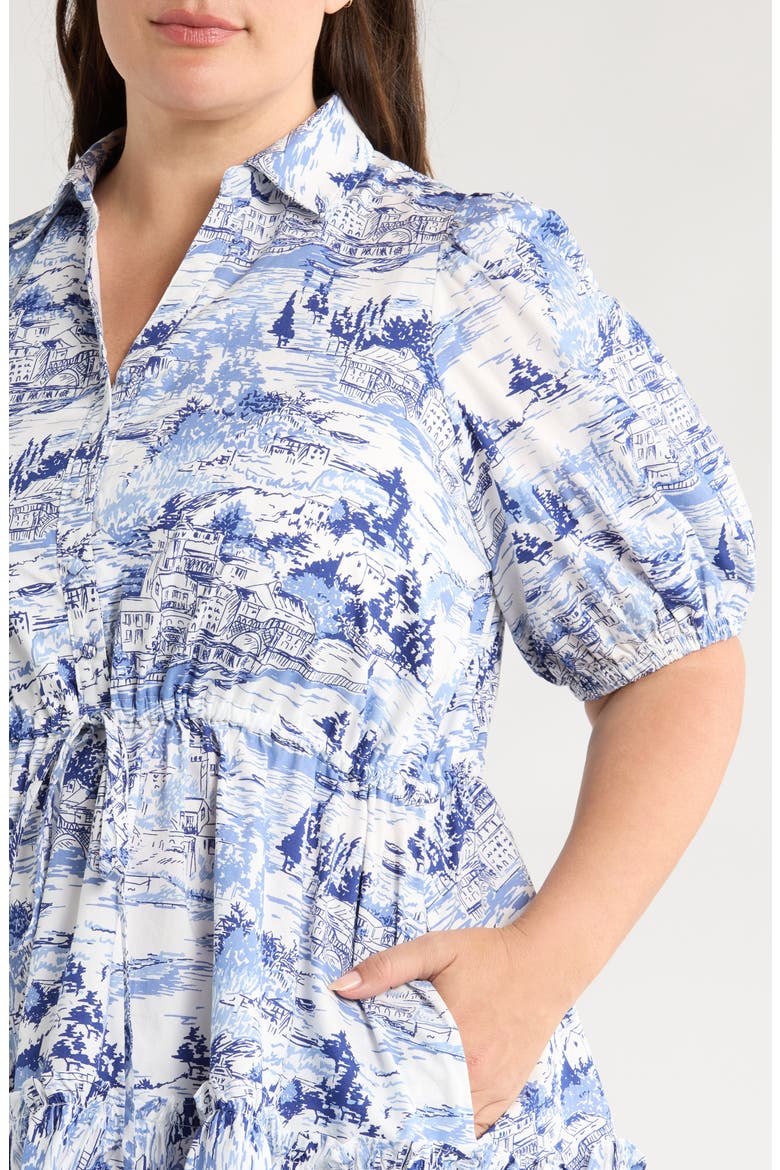 Francine Cotton Toile Minidress