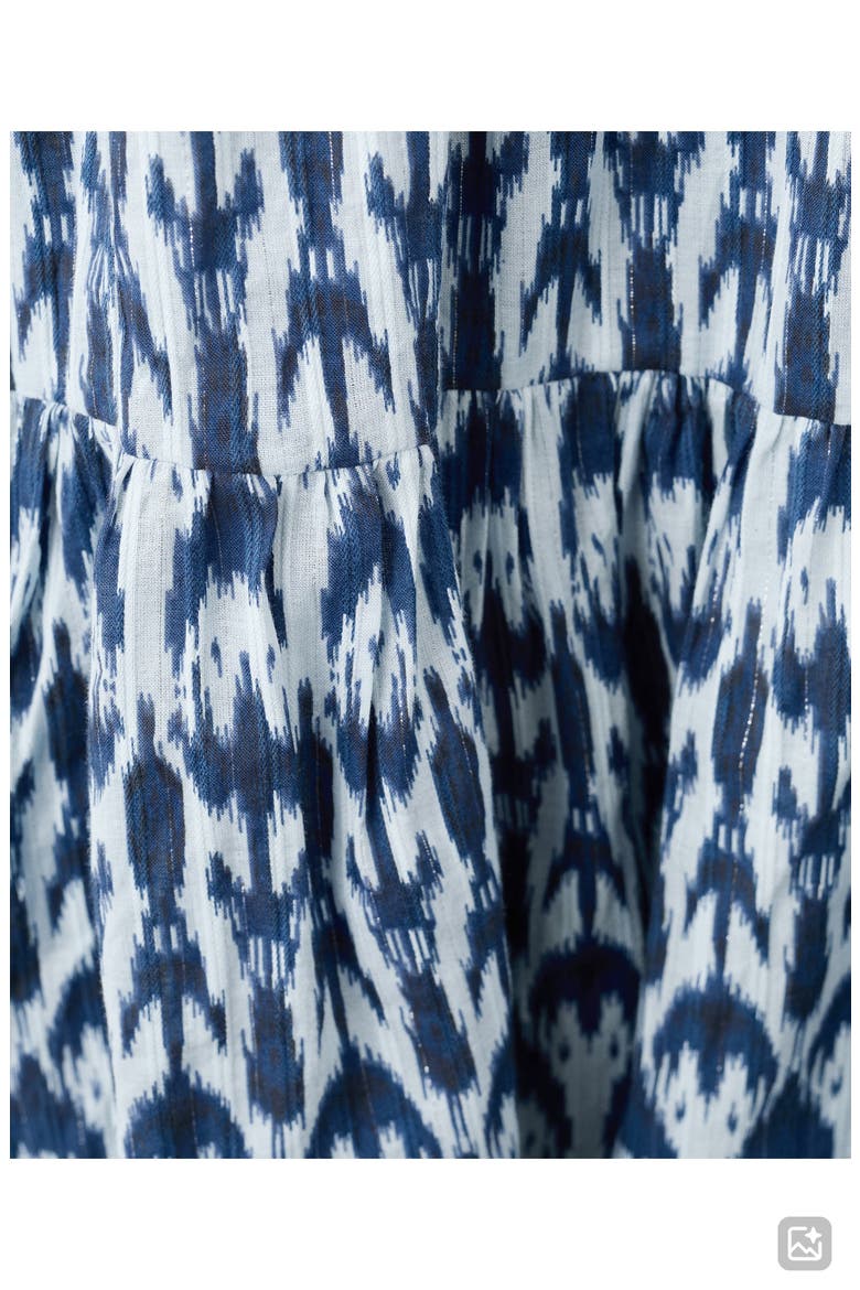 Print Smocked Minidress