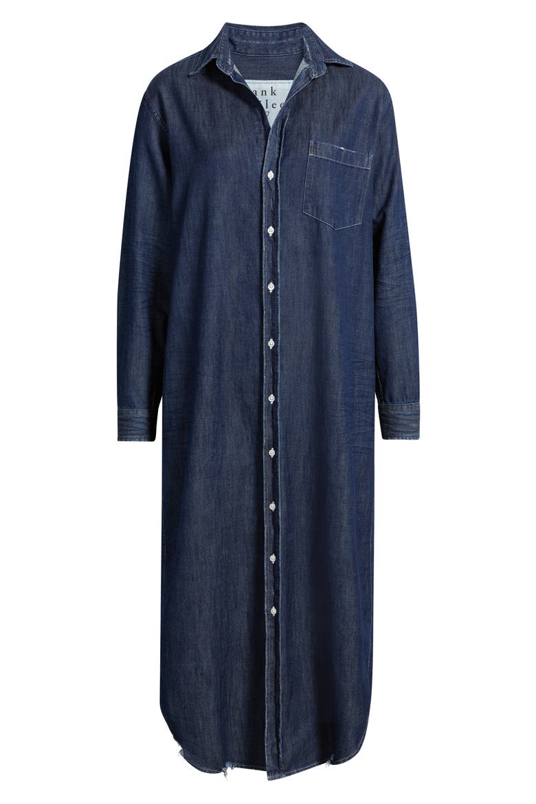 Rory Long Sleeve Denim Maxi Shirtdress