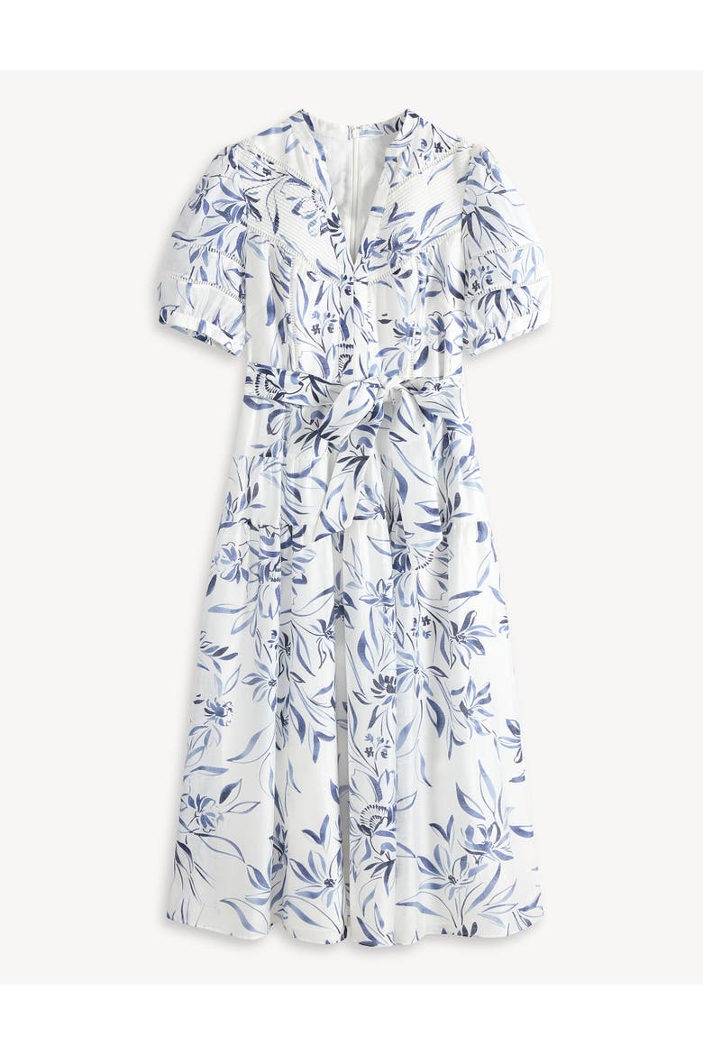 Annabella Floral Print Midi Dress