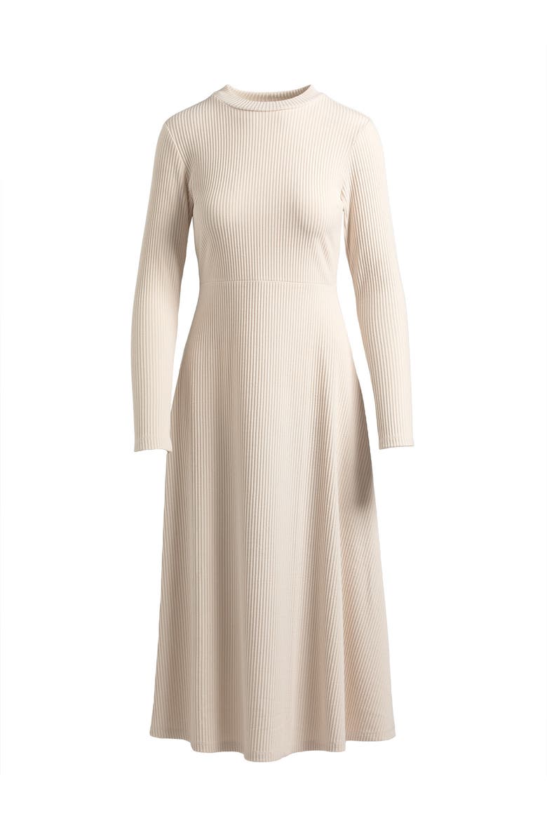 Ribbed Midi Dress