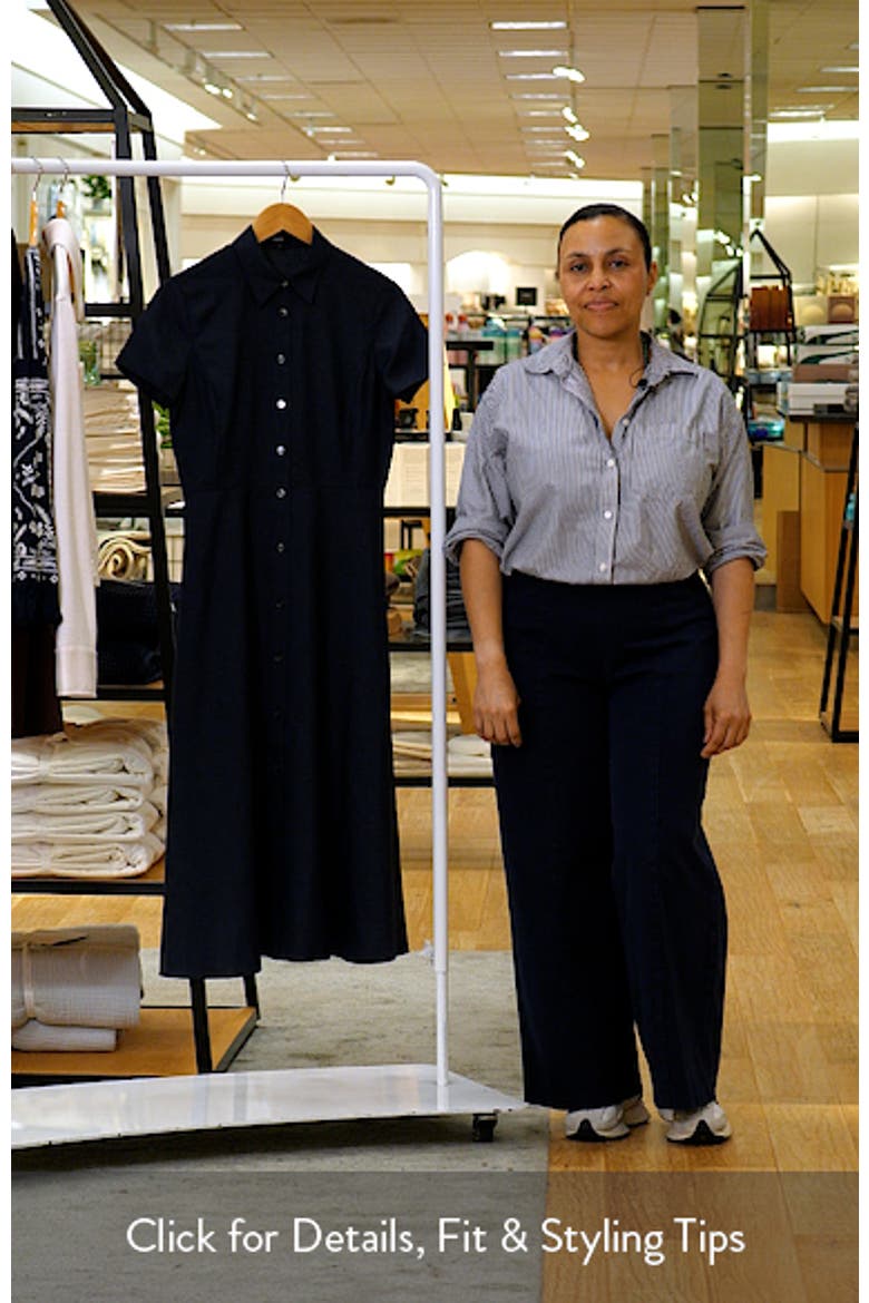 City Fit & Flare Midi Shirtdress