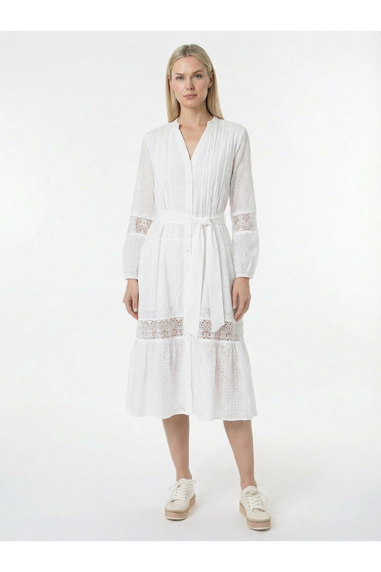 Eyelet Border Dress