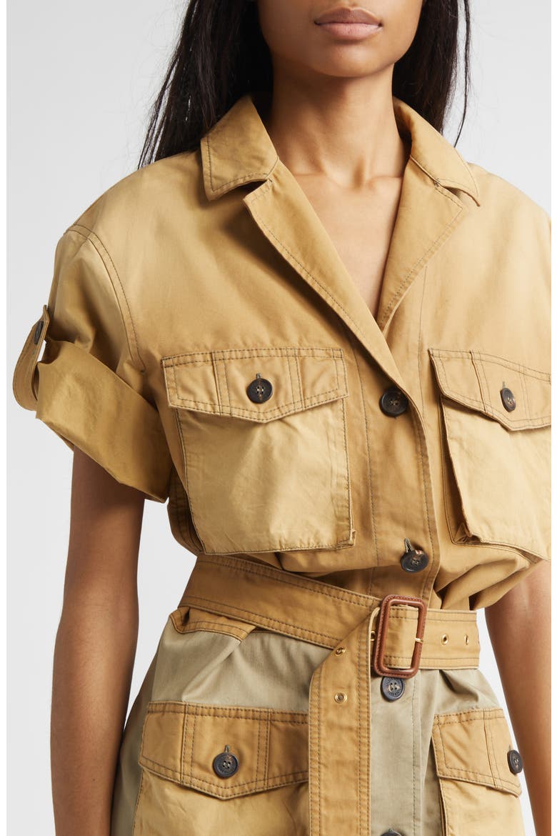 Journey Pamela Saharian Cotton Mini Shirtdress