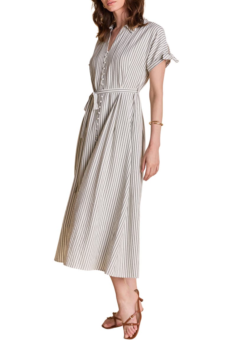 Stripe Midi Shirtdress