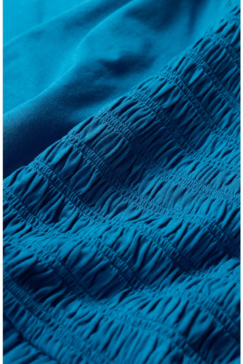 Sea Sound Smocked Midi Dress