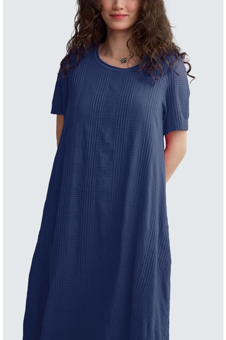 Calla Check-embroidered Dress
