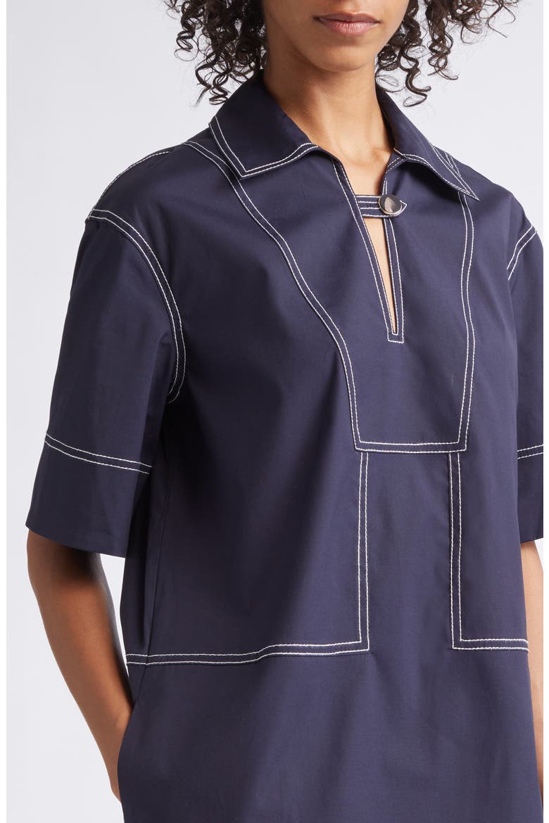 Phelix Poplin Shift Minidress