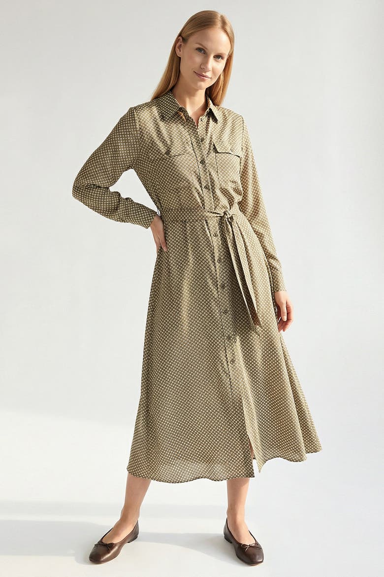 Clio Midi Shirt Dress