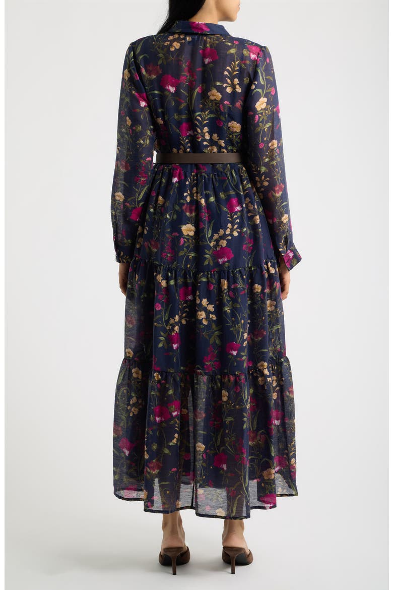 Belted Long Sleeve Shirtdress