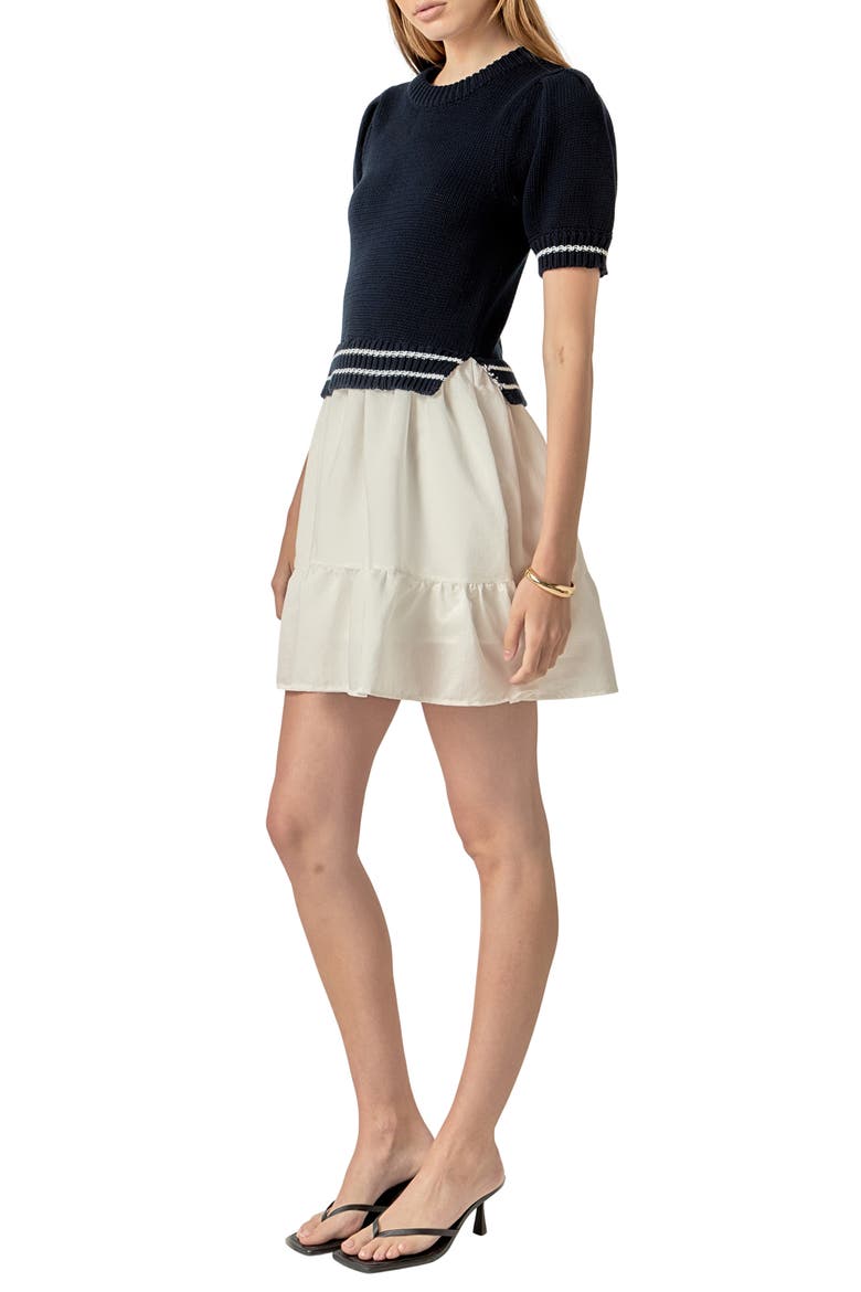 Mixed Media Minidress