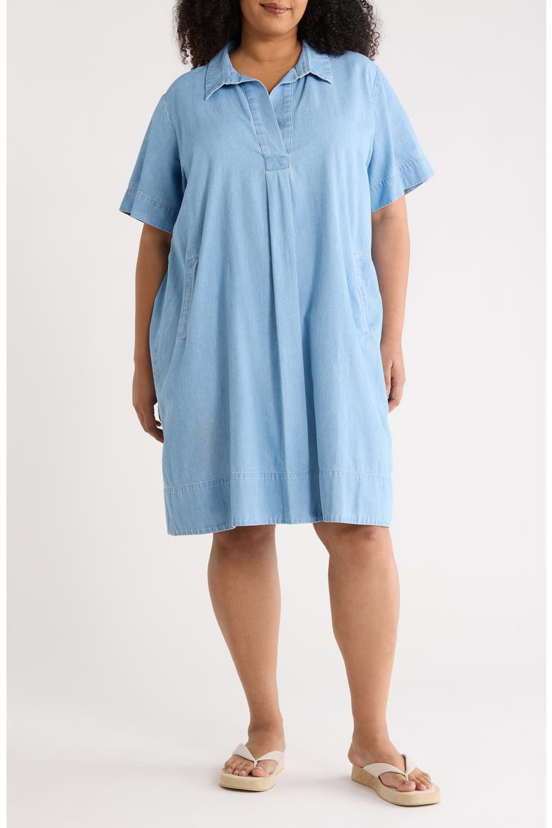 Classic Chambray Shift Dress