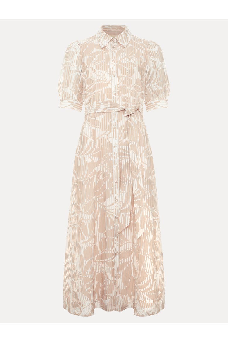 Delphine Belted Midi Shirt Dress