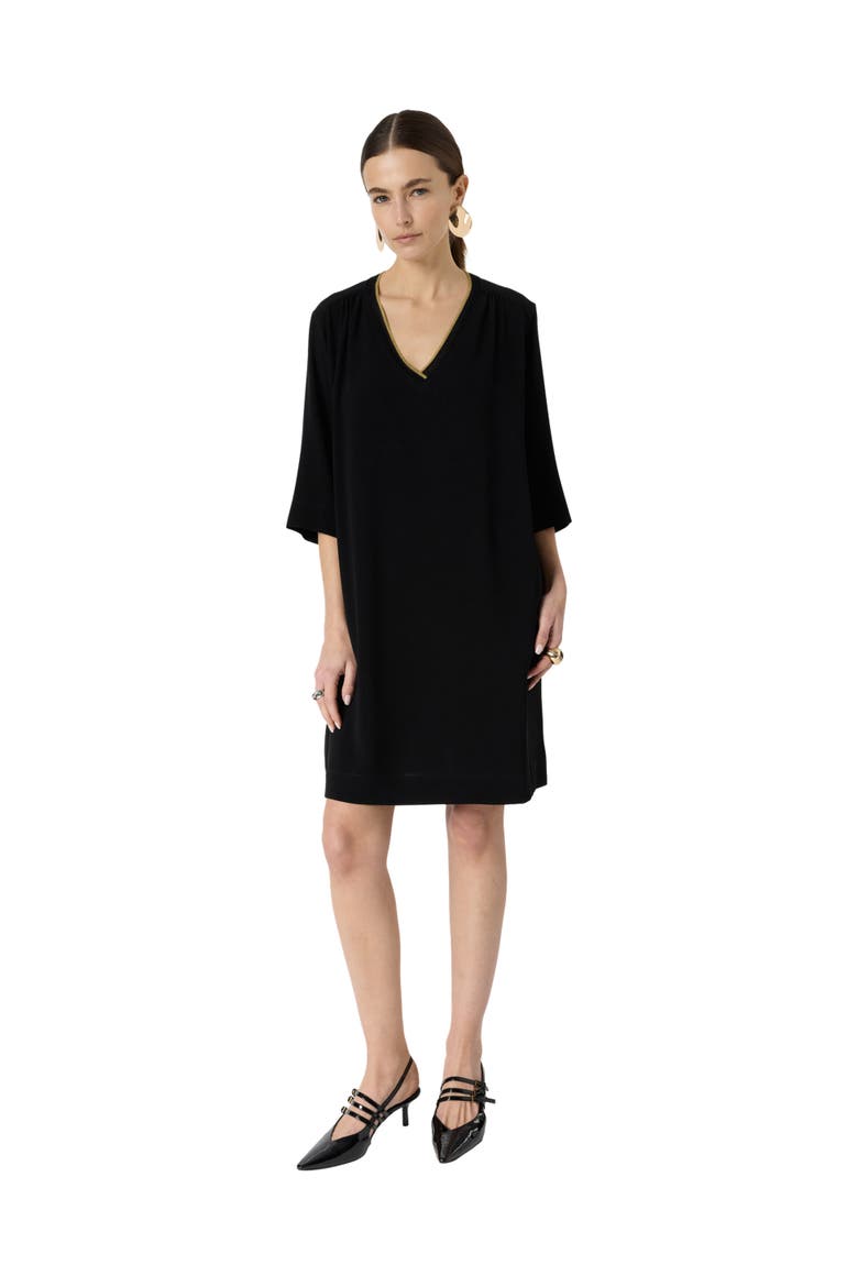 Raysa V-Neck Shift Dress