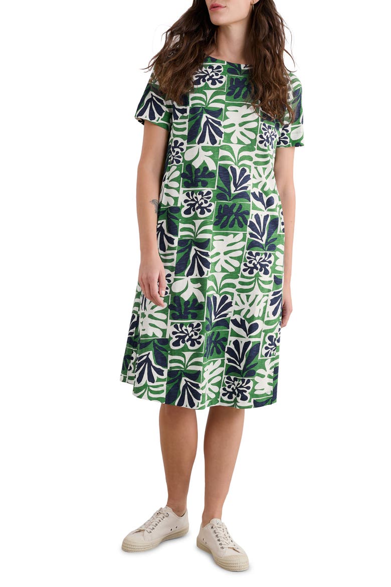 Pipers Short Sleeve Organic Cotton A-Line Dress