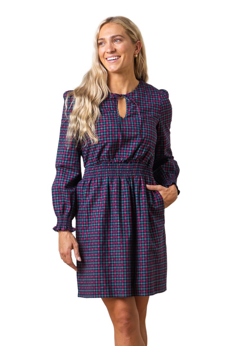 Women's Smocked Keyhole Dress