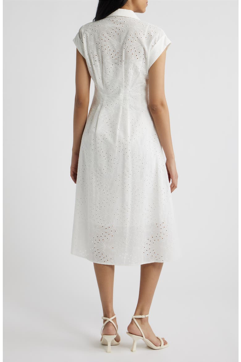 Cotton Broderie Anglaise Shirtdress