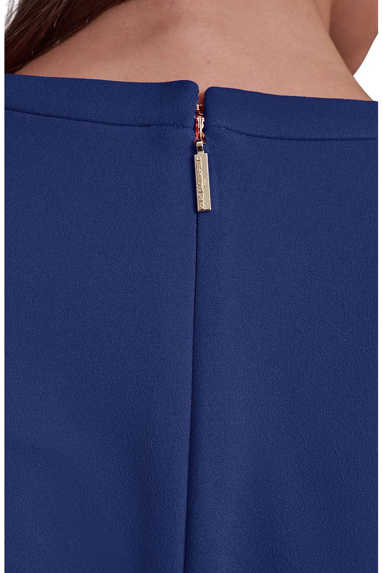 Scuba Crepe A-Line Dress