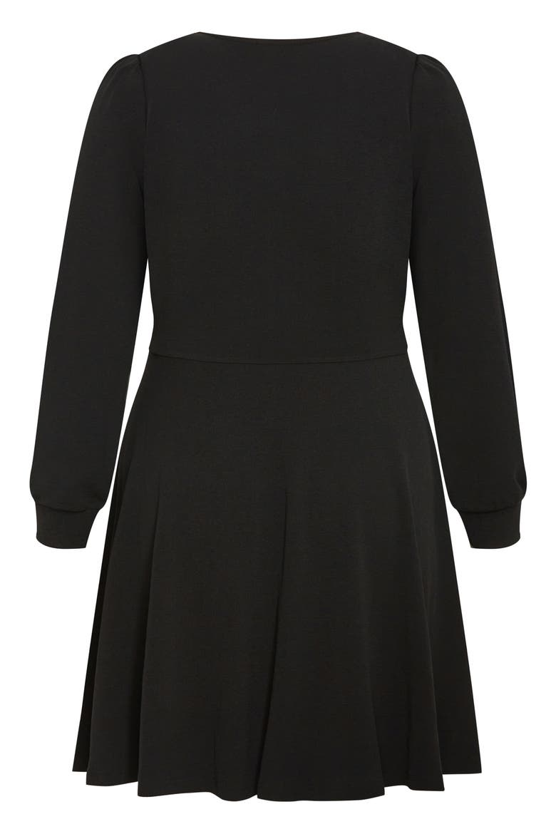 Karter Long Sleeve Fit & Flare Dress