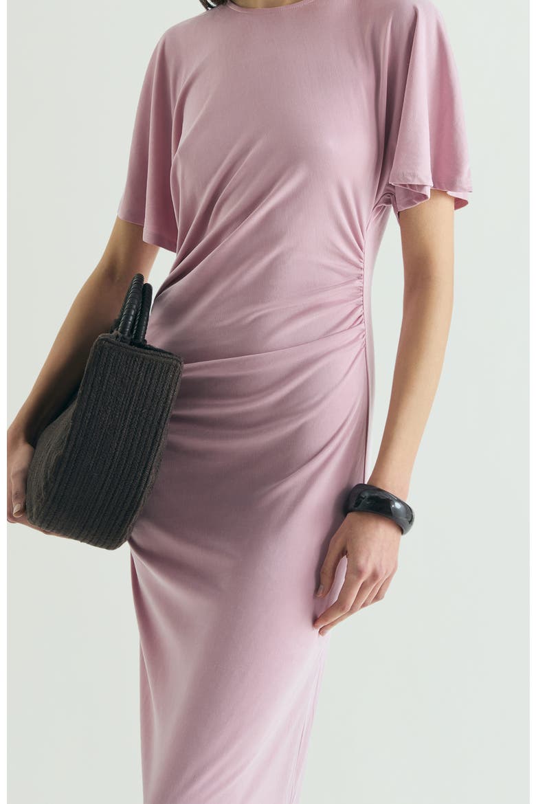 Cupro Dress Gathers