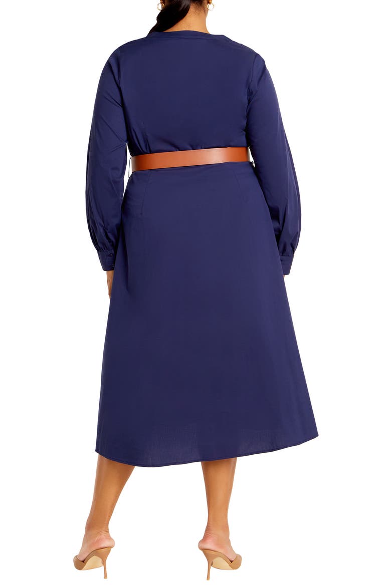 Emi Belted Midi Dress