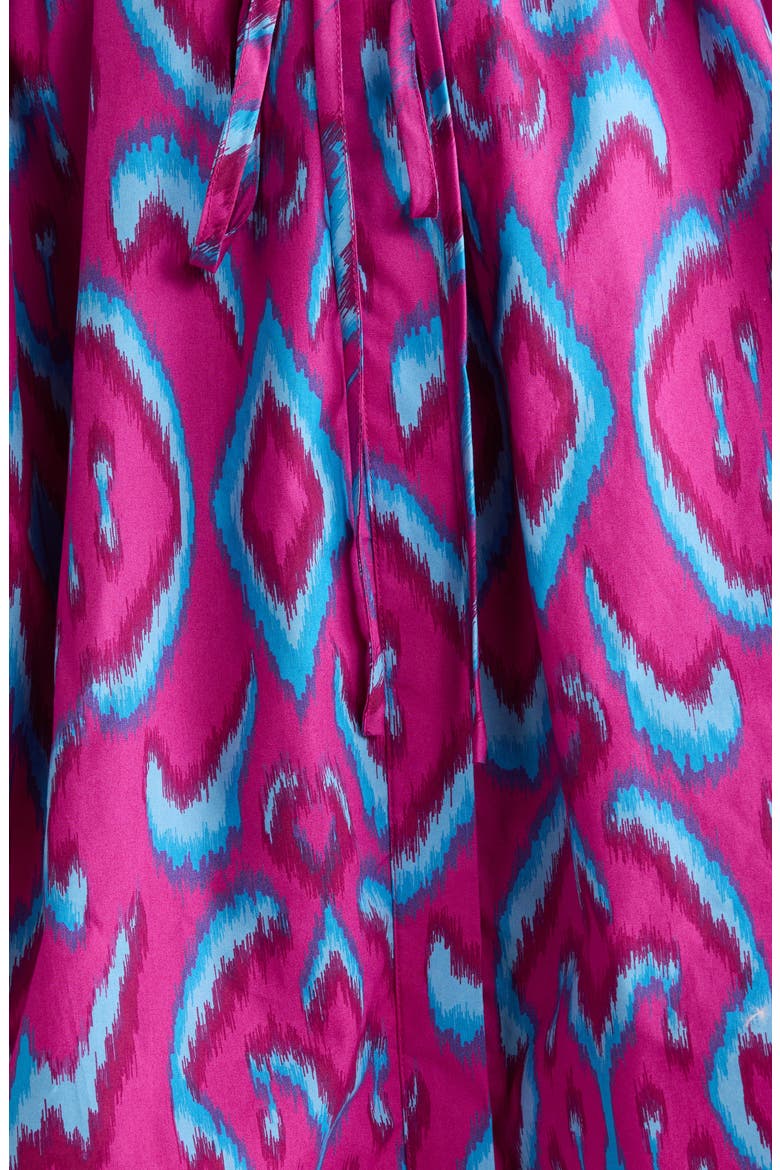 Ivana Abstract Luzma Long Sleeve Dress