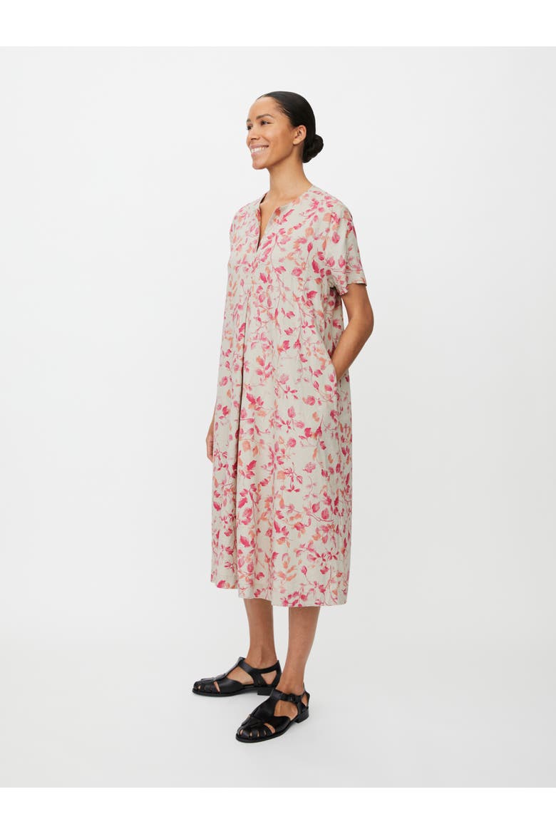 MaNipani Floral Print Midi Dress