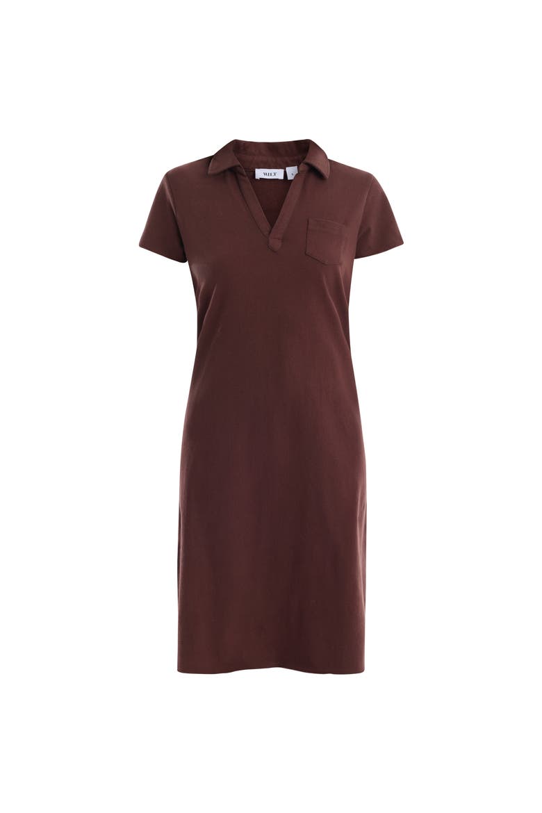 Polo Dress with Chest Pocket
