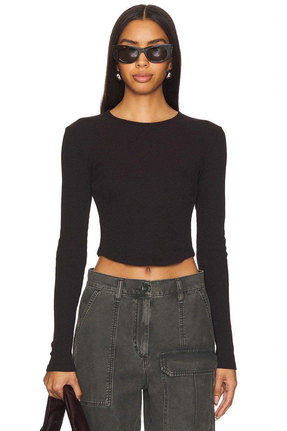 AGOLDE Nova Tee in Americano - Image 1