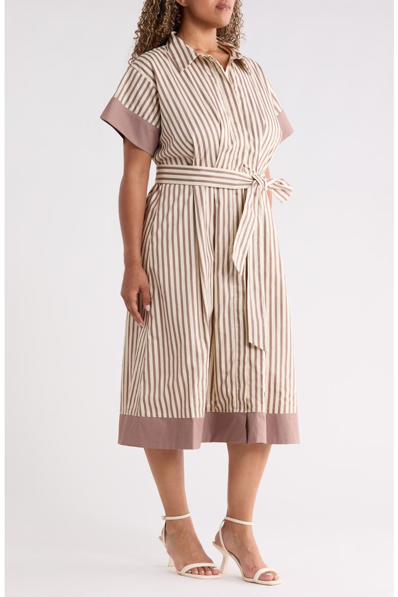 Stripe Midi Shirtdress