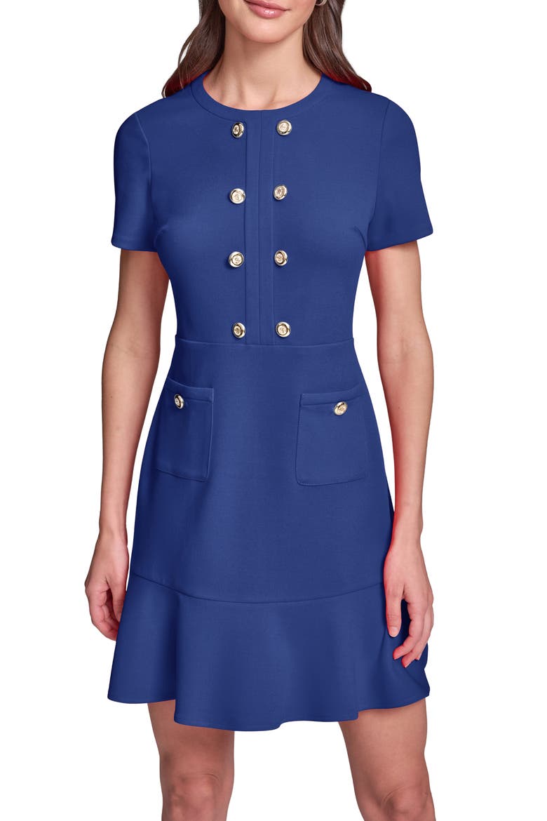 Scuba Crepe A-Line Dress