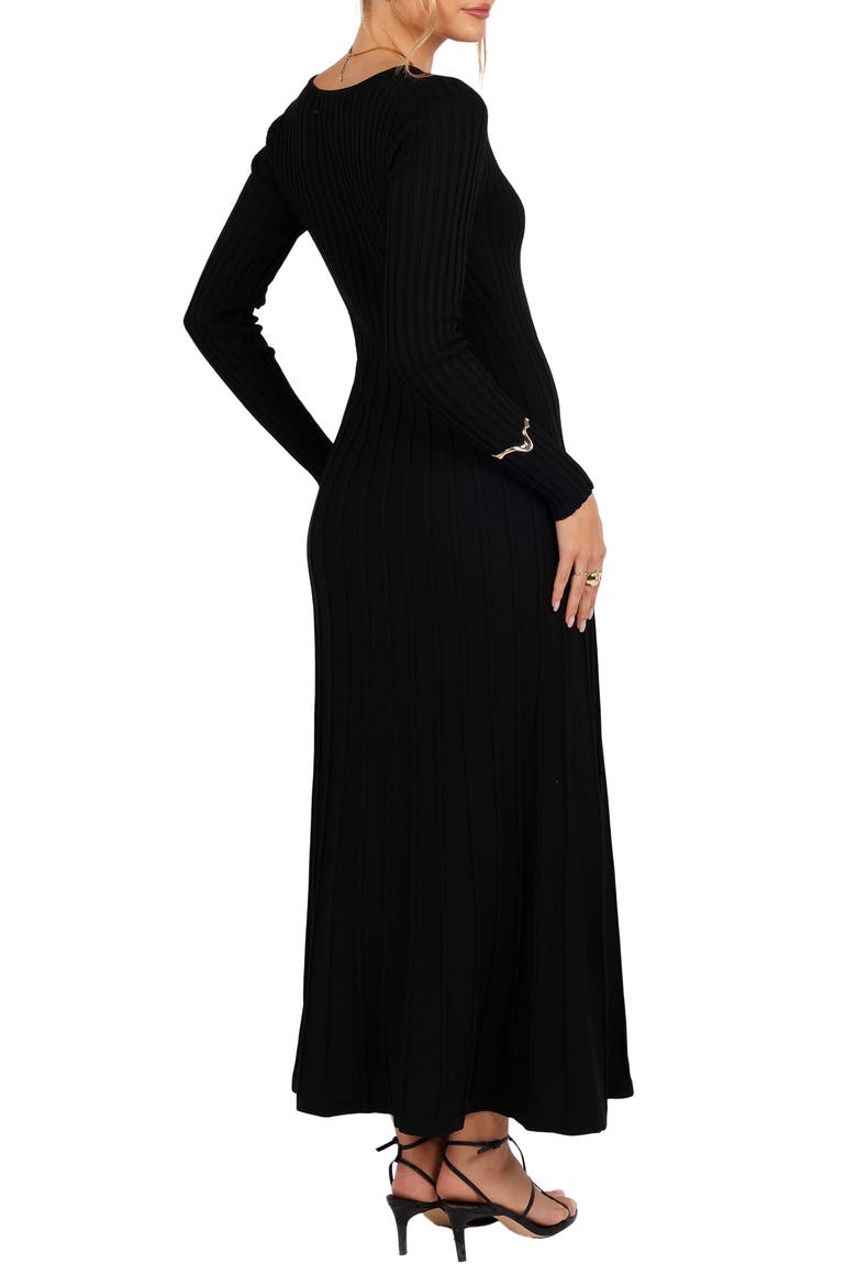 Alison Long Sleeve Rib Maxi Dress