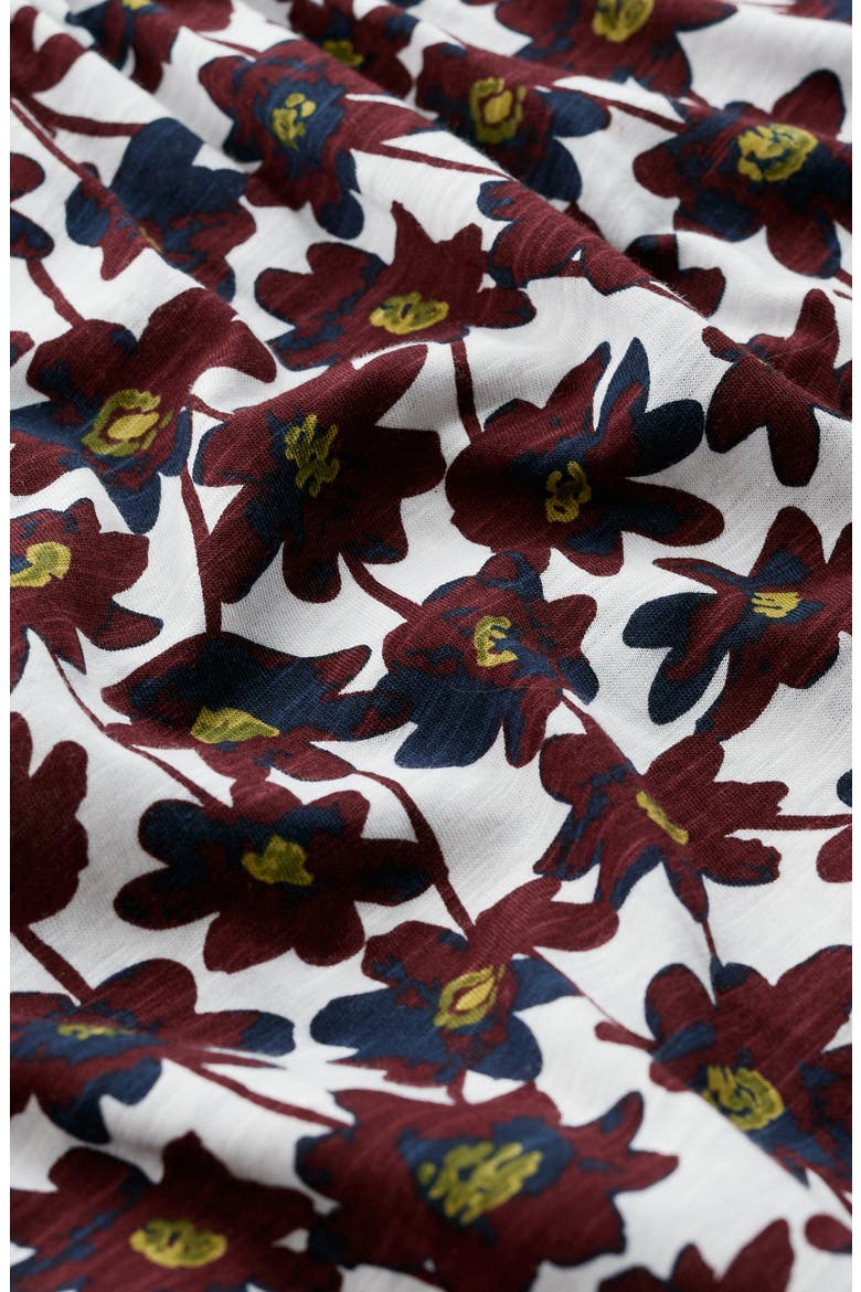 Chapelle Floral Organic Cotton Jersey Midi Dress