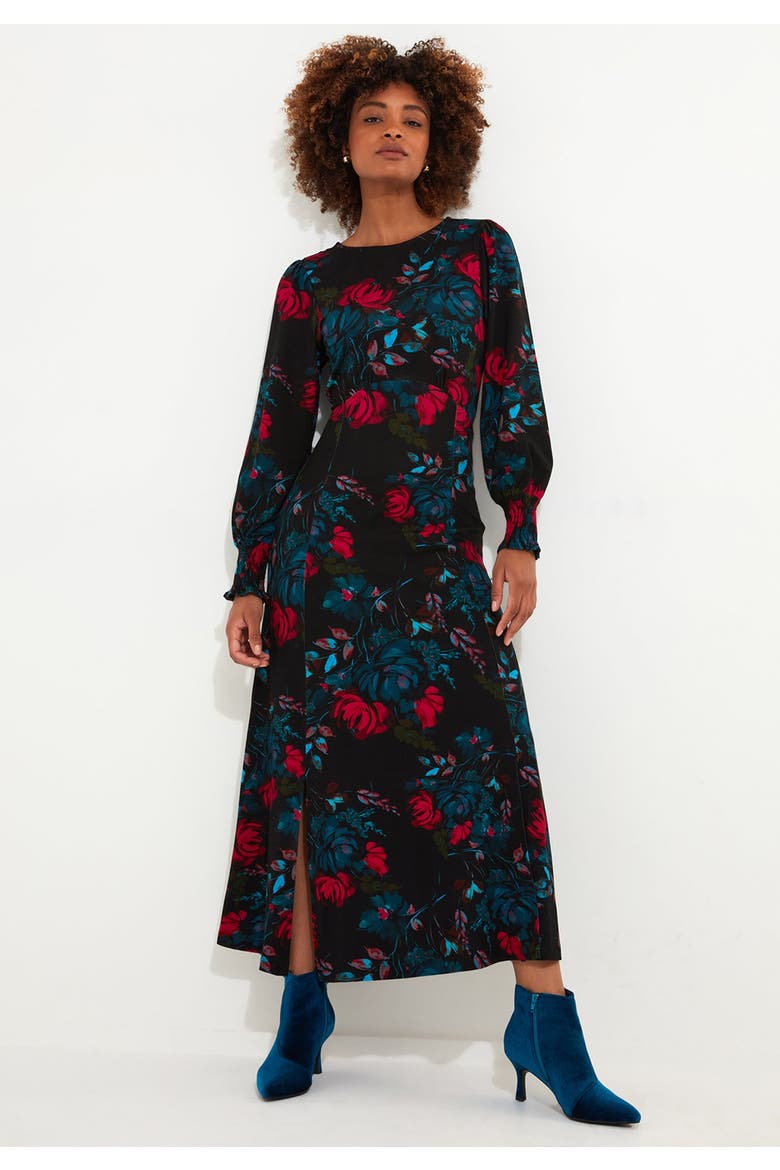 Stretch Knit Jersey Maxi Dress