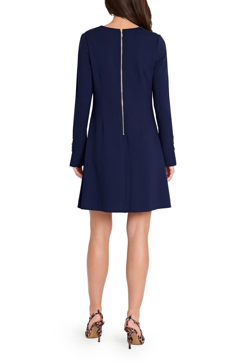Bow Detail Long Sleeve Minidress