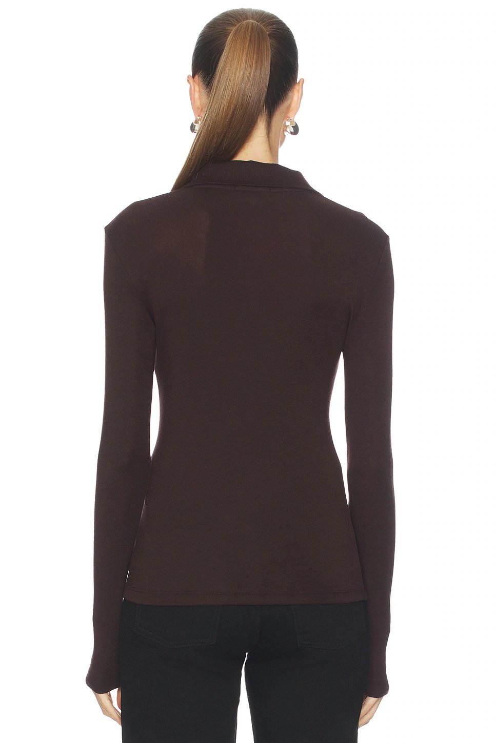 AGOLDE Amos Polo in Root - Image 3