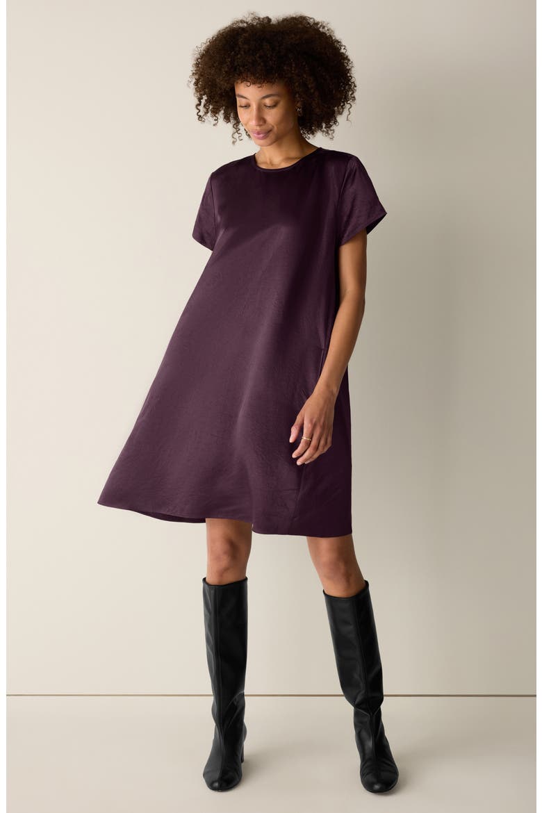 Round Neck Shift Dress