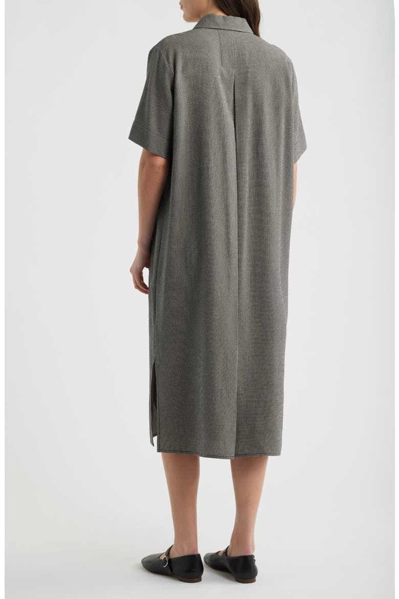 Classic Collar Check Shirtdress