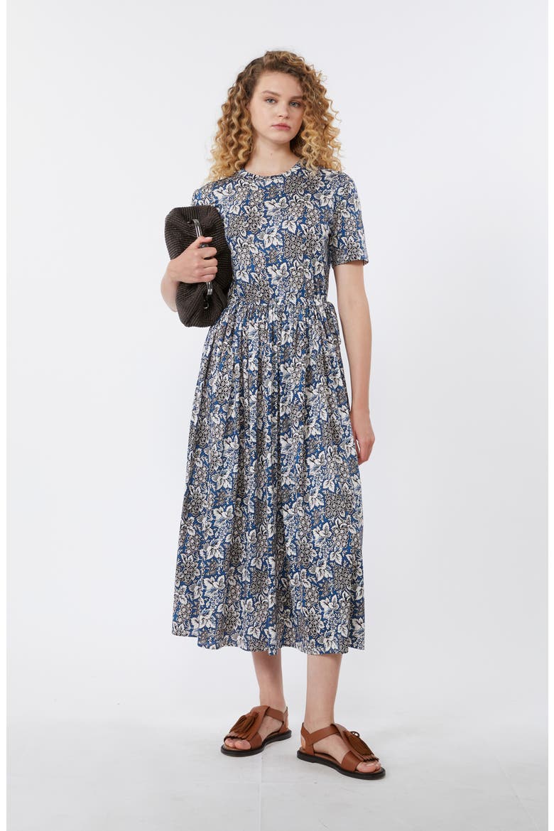 Fascino Floral Print Midi Dress
