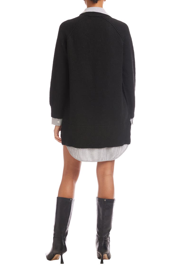 Carrie Mixed Media Minidress