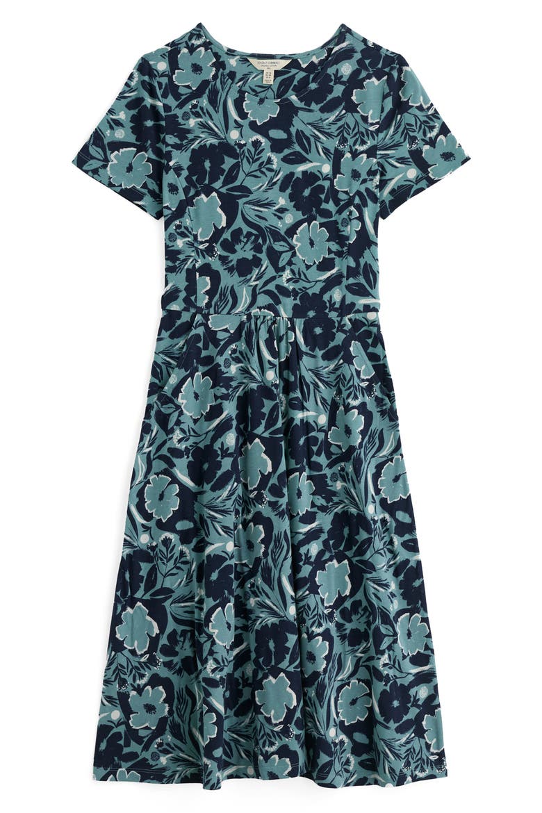 April Stretch Organic Cotton Fit & Flare Dress