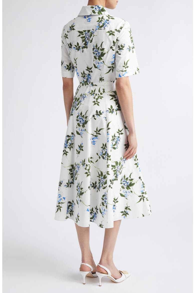 Rubie Floral Cotton Midi Shirtdress