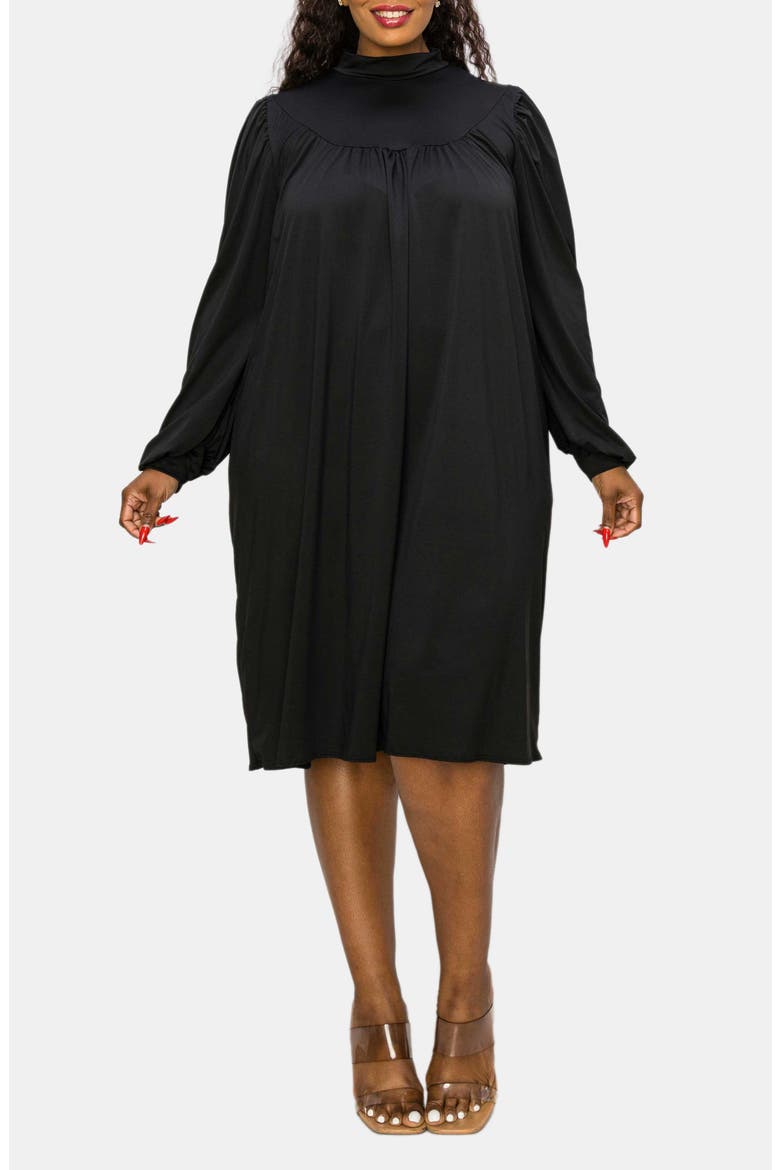 Amal Long Sleeve Stretch Dress