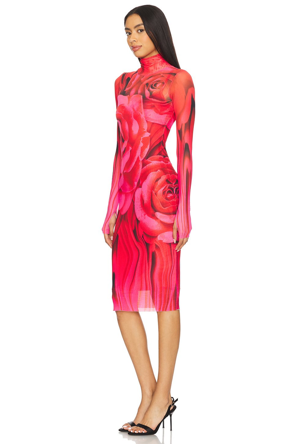 AFRM Shona Dress in Organic Rose - Image 5